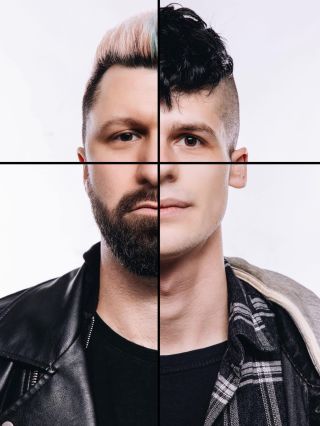 Každej zvlášť jsme fajn, ale dohromady jsme krásnej chlap se super prasečím ouškem. 😂♥️🤟